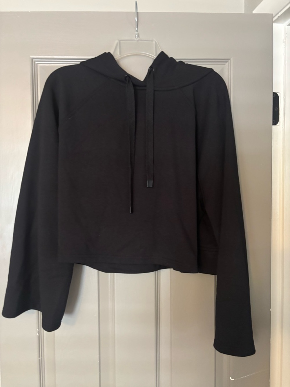 Athleta Hooded Cropped Sweatshirt